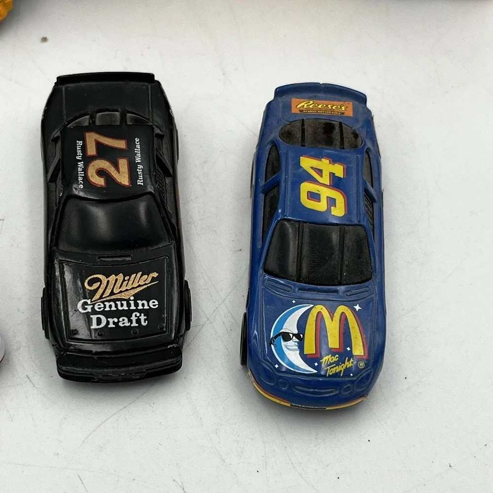 Lot of Die Cast Nascar Cars Mixed McDonalds Semi Truck  Hauler 6 Pieces
